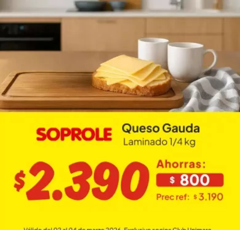 Soprole - Queso Gauda