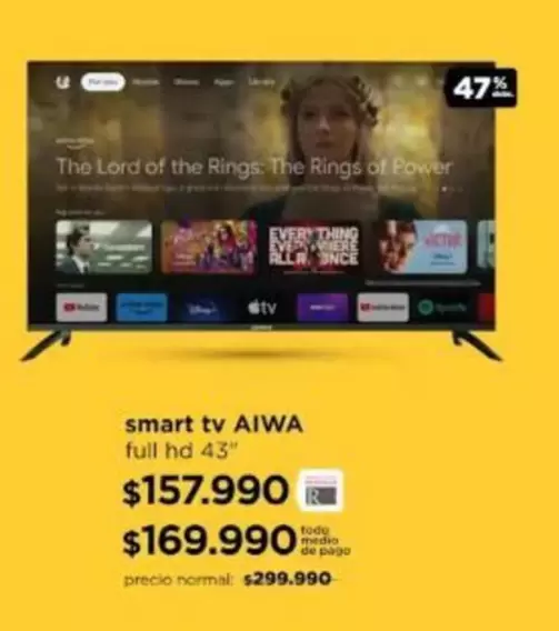 Aiwa - Smart Tv Full Hd 43"