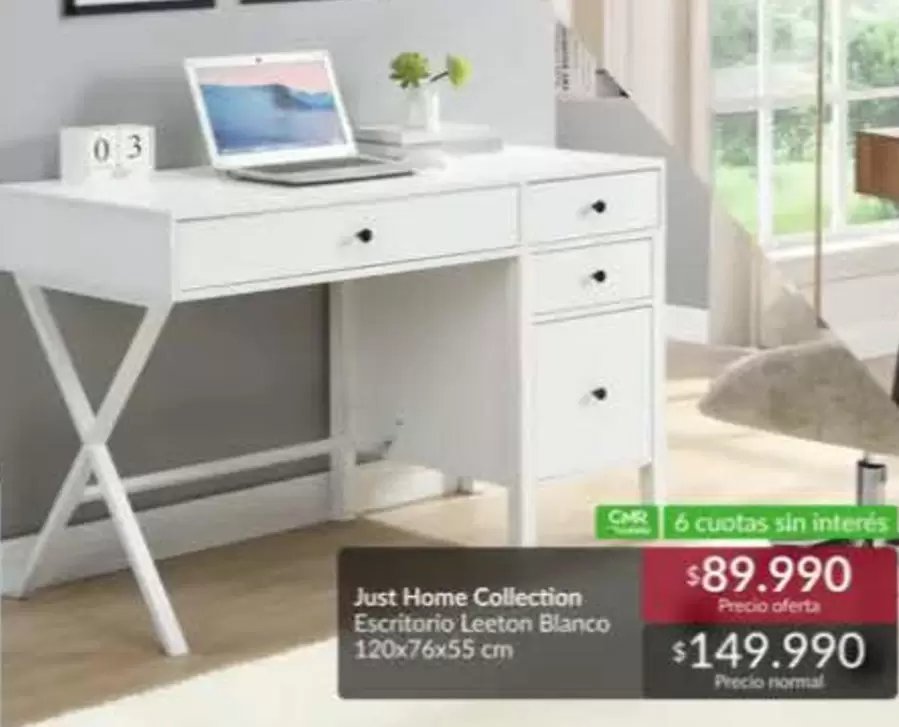 Just Home Collection Escarciou Lection Blanco