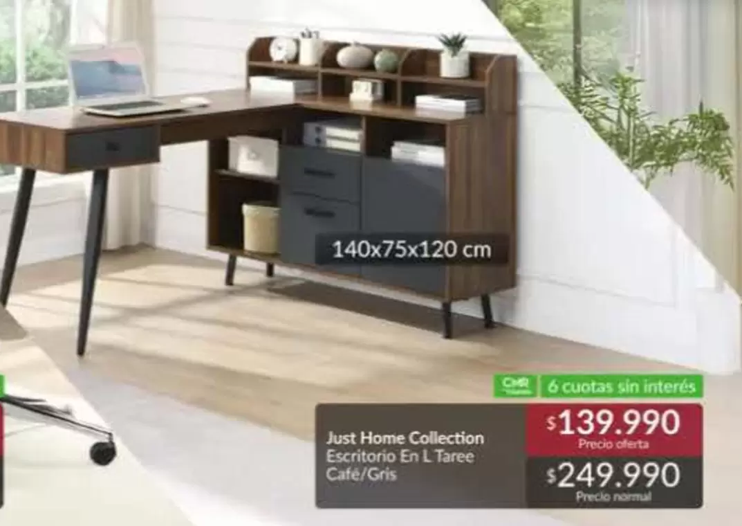 Jack Home Collection Escritorio En 1 L Tarez