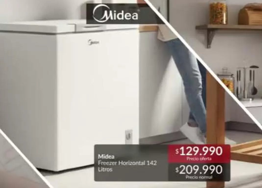 Midea - Freezer Horizontal