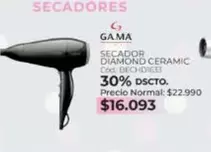 Ga.Ma - Secador Diamond Ceramic 30% Dscto