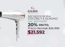 Gama Italy - Secador Bora Coconut & Almond