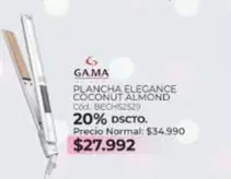 Ga.Ma - plancha Elegance coconut almond