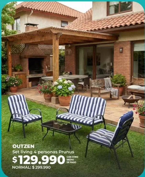 Set Living 4 Personas Pûrus