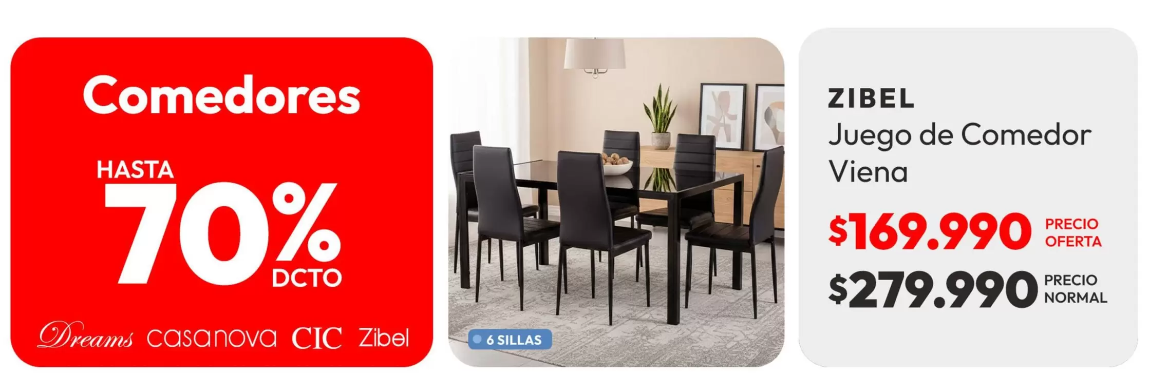 Cic - Juego De Comedor Viena