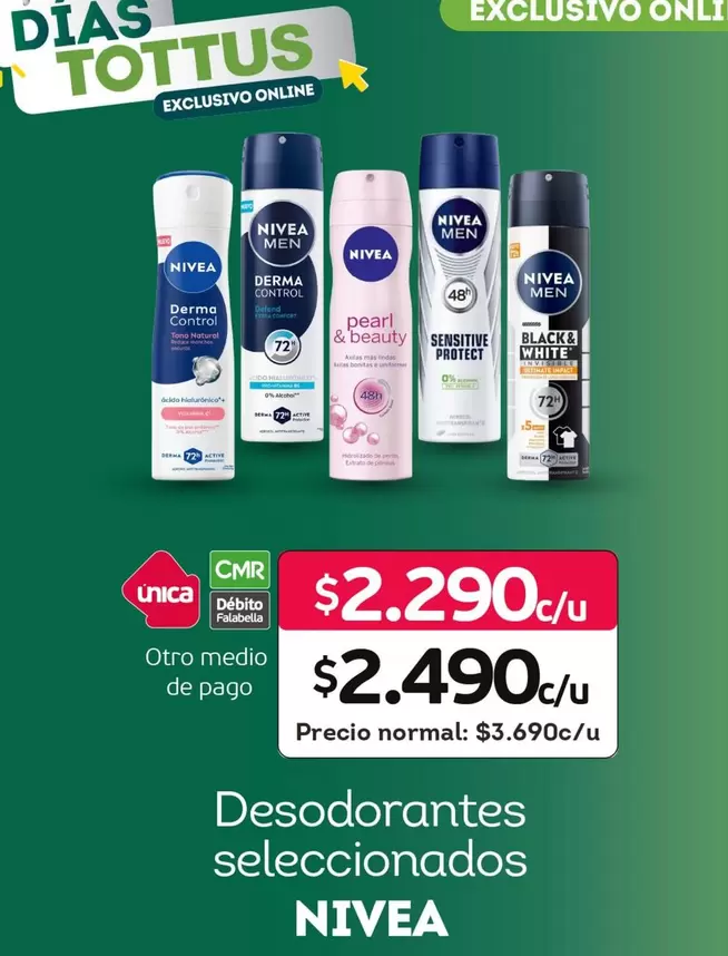 Nivea - Desodorantes Seleccionados
