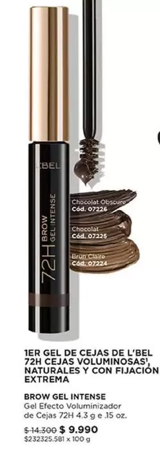GE - Gel De Cejas De L'bel 721 Chlcas Voluminascas, Entieres Y Con Fijacion