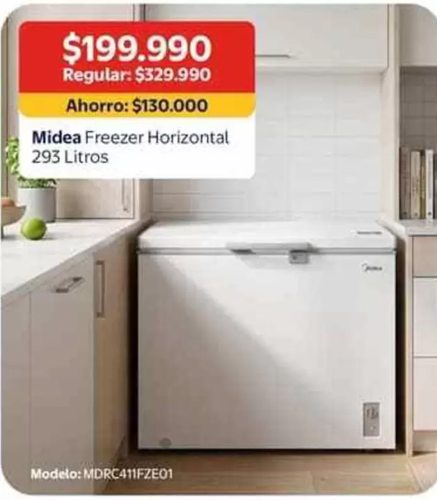 Midea - Freezer Horizontal