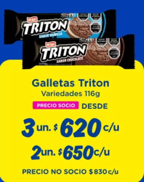 Tritón - Galletas