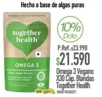 Omega -  3 Vegano X30 Cap. Blandas