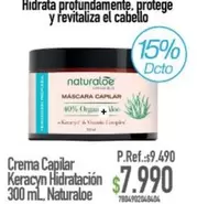 Naturaloe - Crema Capilar Hidratación 300 Ml