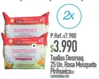 Toallas Desmaq. Rosa Mosqueta
