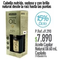 Capilatis - Aceite Capilar Natural Oil 60 Ml