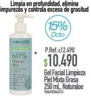 Naturaloe - Gel Facial Limpieza Piel Mixta Grasa 250ml