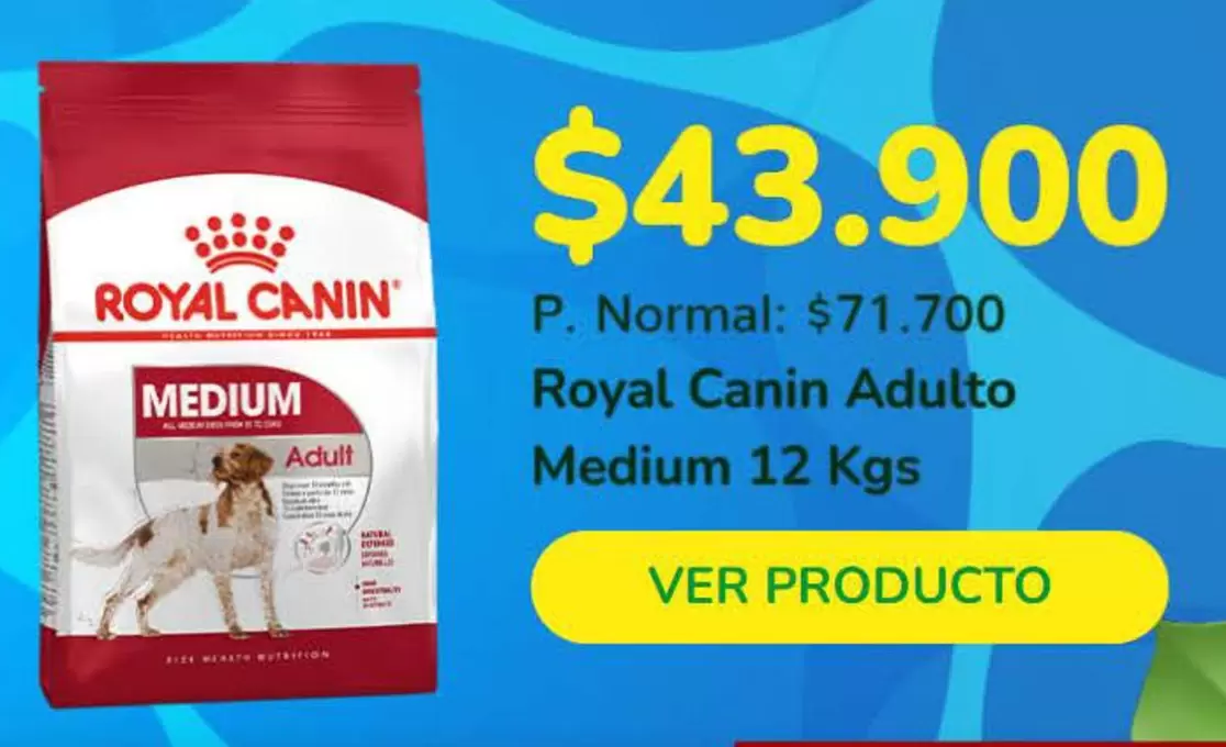 Royal Canin -  Adulto Medium 12 Kgs