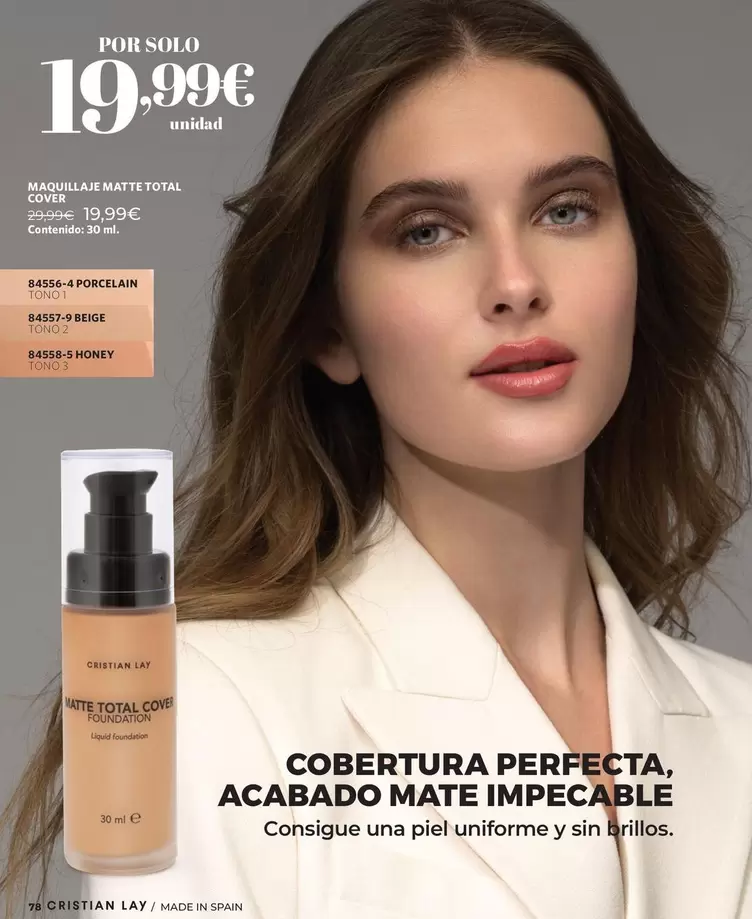 Perfecta - Cobertura , Acabado Mate Impecable