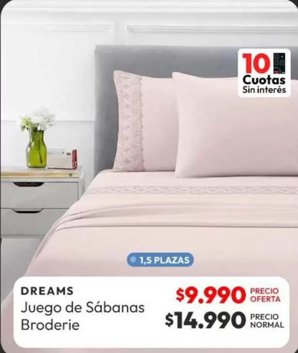 Juego De Sábanas Broderie