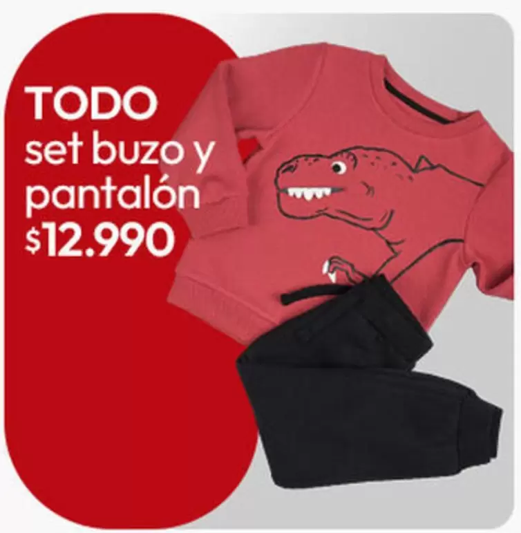 Todo Set Buzo Y Pantalon