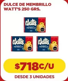 Watt's - Dulce De Membrillo