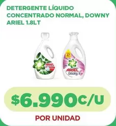 Ariel - Detergente Líquido Concentrado Normal, Downy
