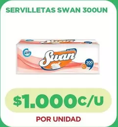 Swan - Servilletas  300un