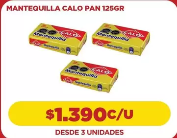 Calo - Mantequilla  Pan 125gr