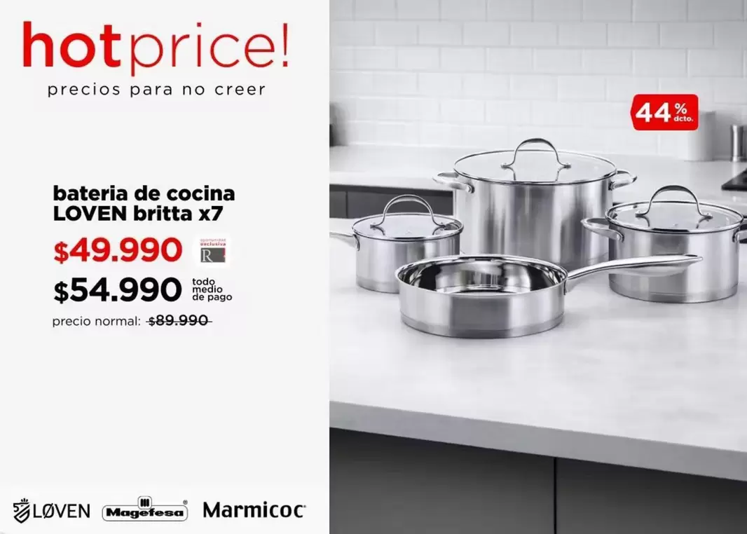 Magefesa - bateria de cocina brita x7