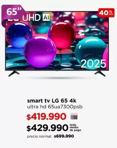 LG - Smart Tv 65 4k