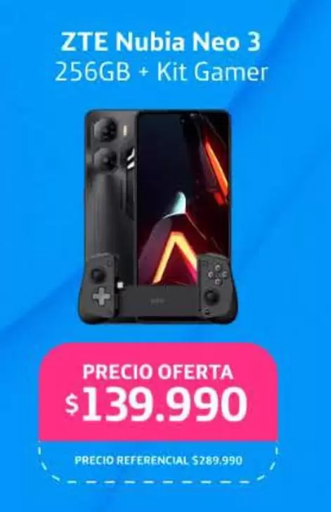 ZTE - Nubia Neo 3 256gb + Kit Gamer