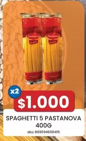 Spaghetti 5 Pastanova 400g