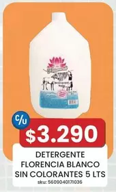 Florencia -  Blanco Sin Colorantes 5 Lts