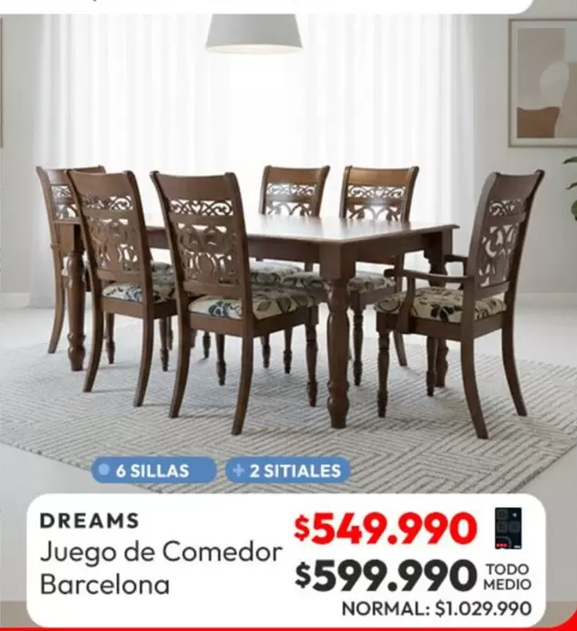 Juego De Comedor Barcelona