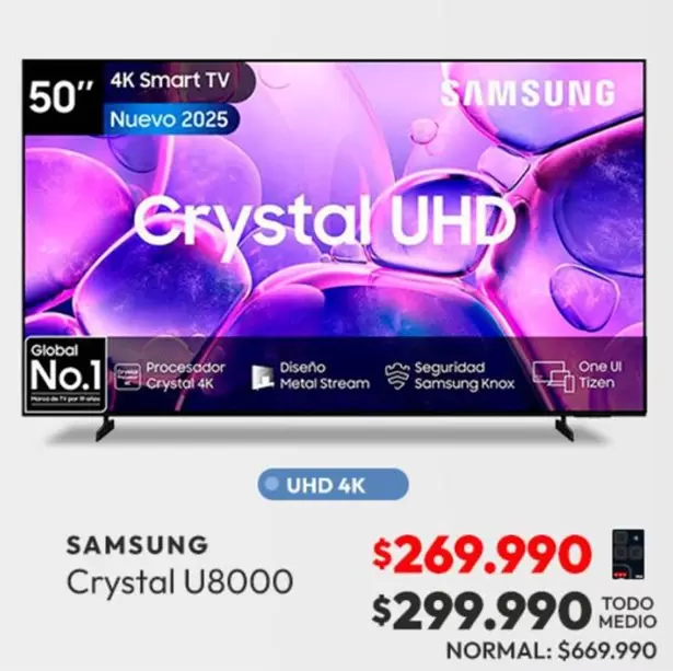 Samsung - Crystal U8000