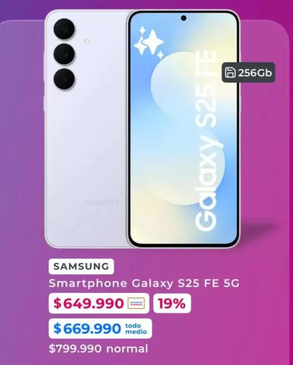 Samsung - Smartphone Galaxy S25 FE 5G