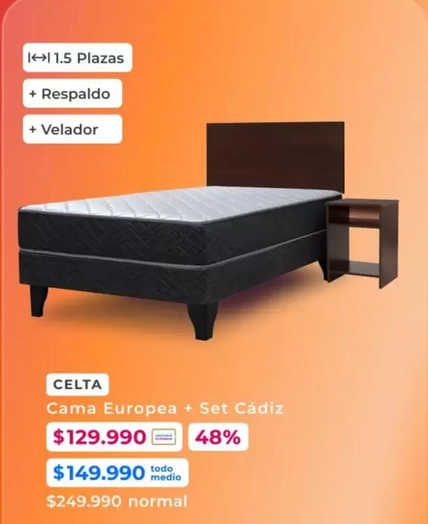 Celta - Cama Europea