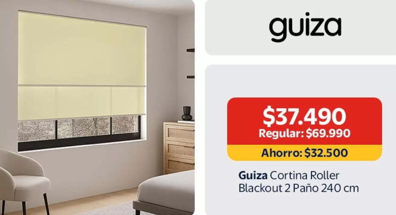 Guiza Cortina Roller Blackout