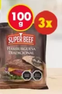 Super Beef Hamburguesa Tradicional 100Mg 10 Tablets
