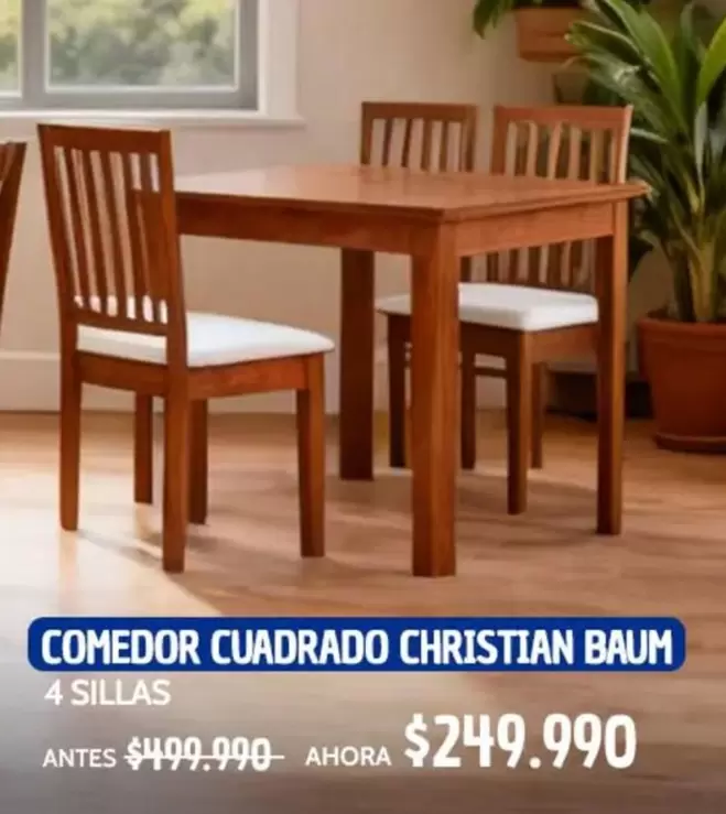 Comedor Cuadrado Christian BAM