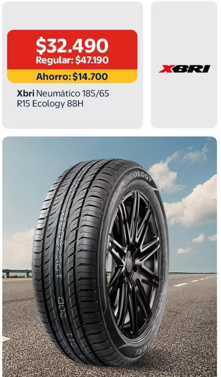 Xbri Neumatico 185/65 R15 Ecology 88h