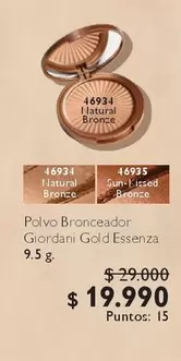 Giordani - Polvo Bronceador Gold Essenza