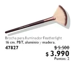 Brocha Para Iluminador Featherlight 16 Cm.