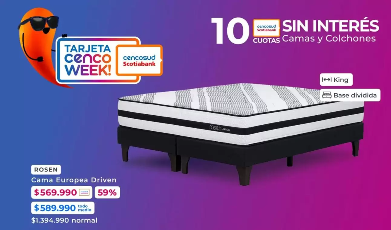 Rosen - Cama EuropasdrifNven