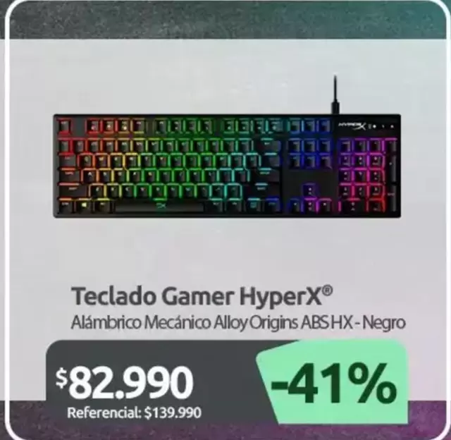 Hyperx - Teclado Gamer