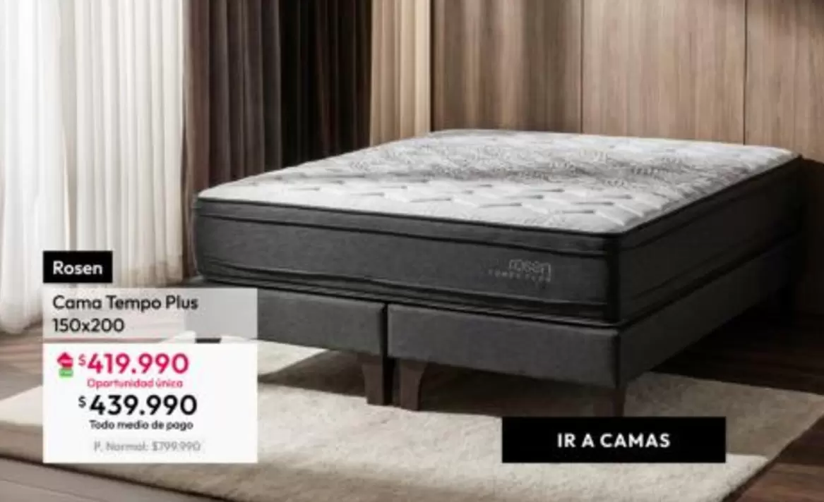 Rosen - Cama Tempo Plus 150x200