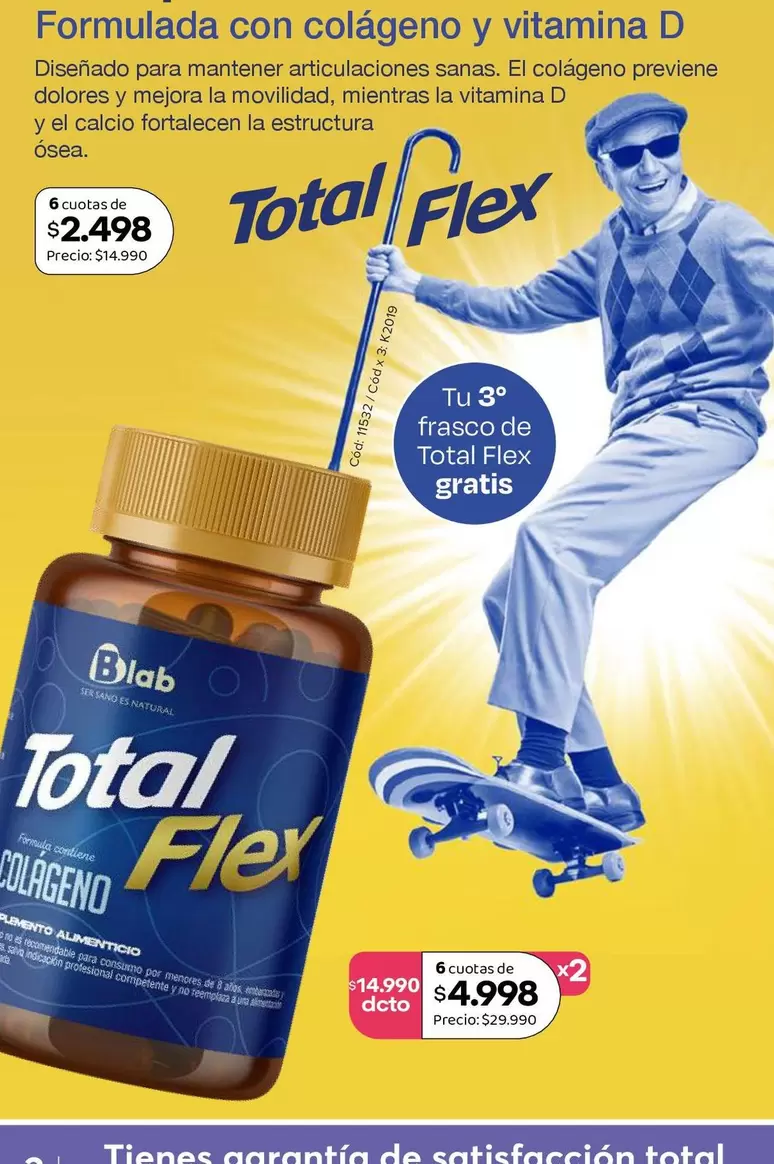 Flex - Formulada Con Colageno Y Vitamina D