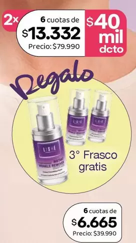 3° frasco gratis
