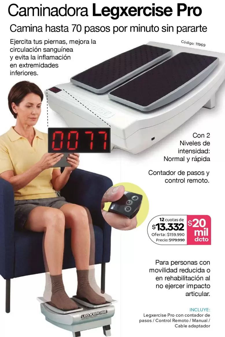 Control - Camina Hasta 70 pasos por Minuto sin pararte