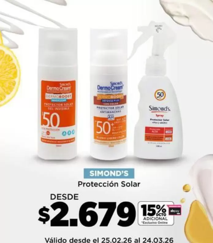 Simond's - Protección Solar