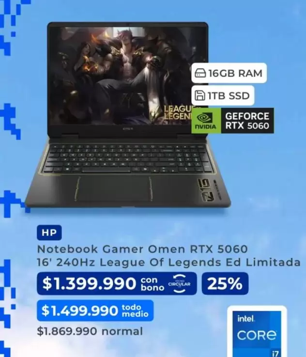 Acer - Notebook Gamer Intel Core I7 RTX 5050 15.6' 165HZ